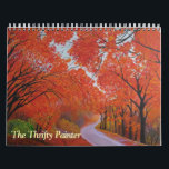 Thrifty Painter World Scenes Original Landscapes  Calendar<br><div class="desc">Scenes from Canada,  Korea,  Switzerland and so on. All original paintings done by Reggie Hart (the thrifty painter).</div>