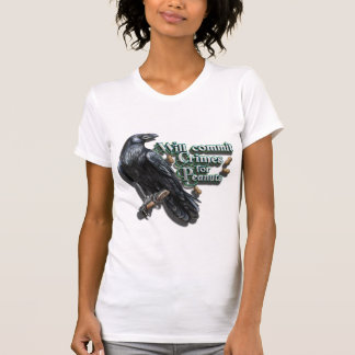 Thrill-Seeker's Delight: "Crimes for Peanuts" Rave T-Shirt