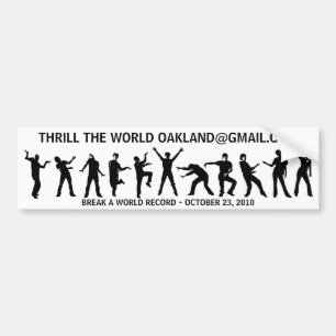 Thriller Bumper Sticker