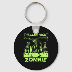 Thriller Night Halloween Dancing Zombie Key Ring