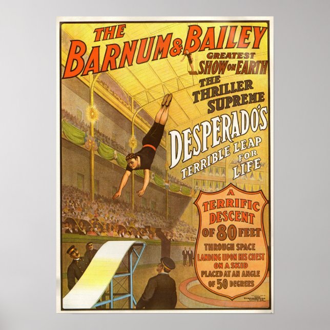 Thriller Supreme Desperado Circus Poster (Front)