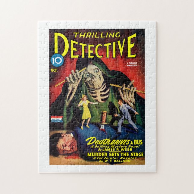 Thrilling Detective (Oct, 1943) Jigsaw Puzzle (Vertical)
