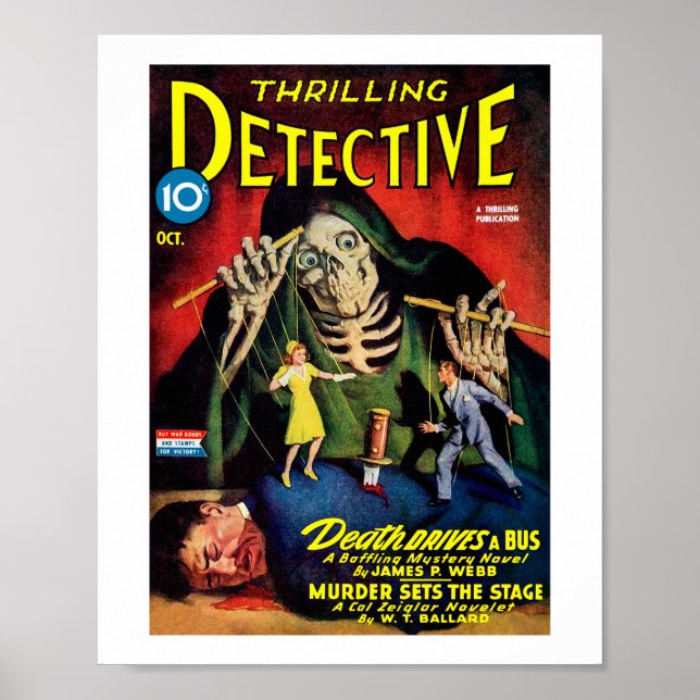 Thrilling Detective (Oct, 1943) Poster (Front)