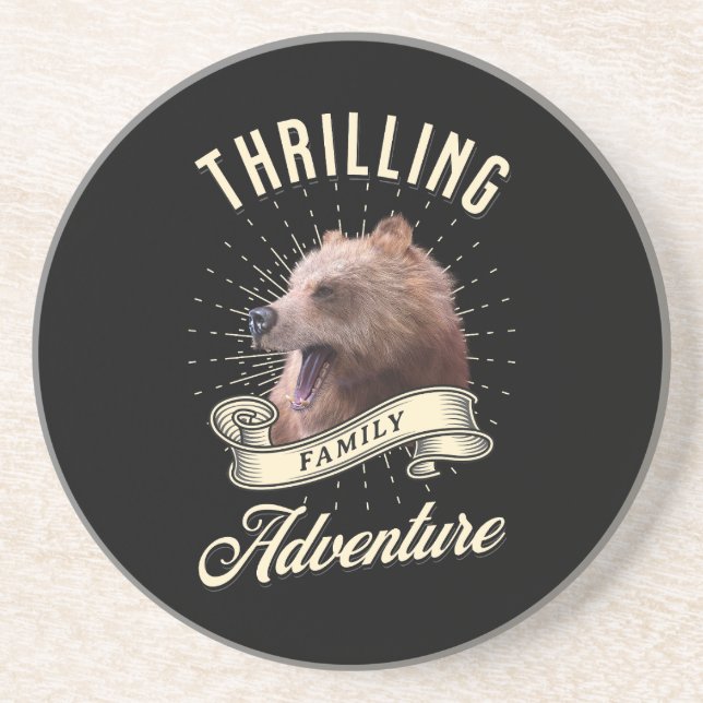 Thrilling Family Adventure Bear Wilderness Coaster (Front)