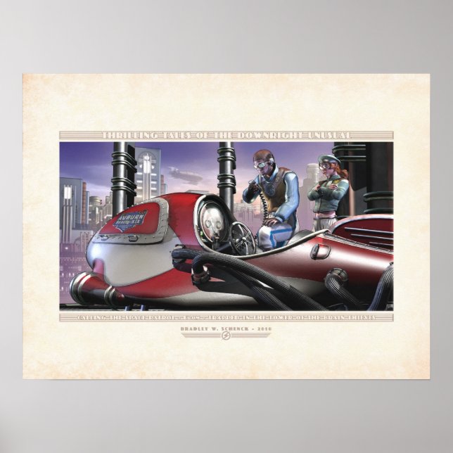 Thrilling Tales: Calling the Space Patrol (24x18") Poster (Front)