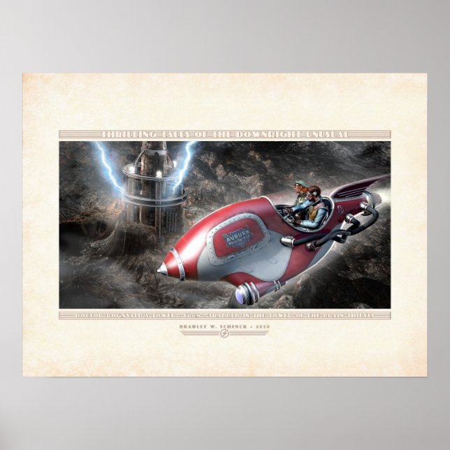 Thrilling Tales: Doctor Rognvald's Tower (24x18") Poster (Front)