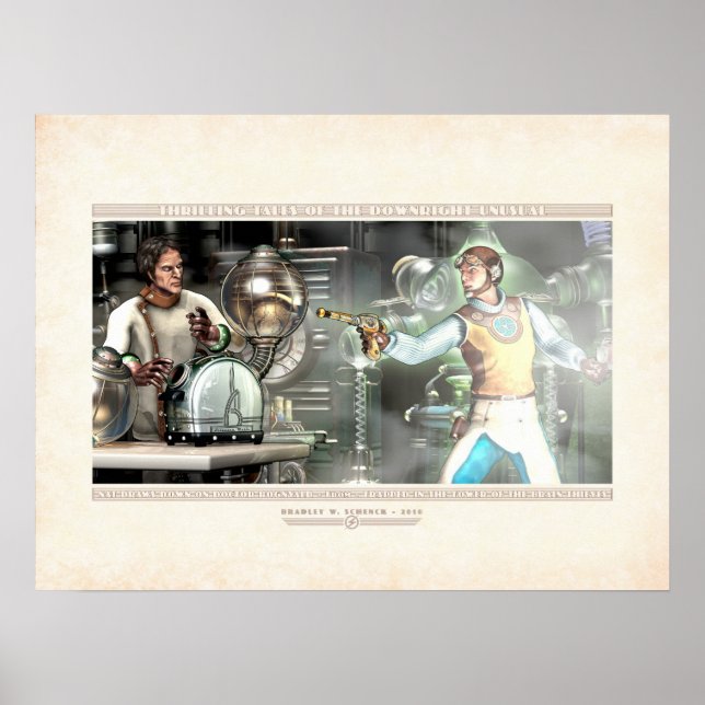 Thrilling Tales: Nat Draws Down (24x18") Poster (Front)