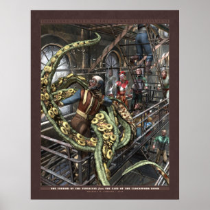 Thrilling Tales: Terror of the Tentacles (22x28") Poster