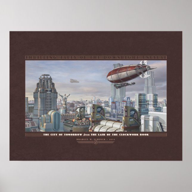 Thrilling Tales: The City of Tomorrow (24x18") Poster (Front)