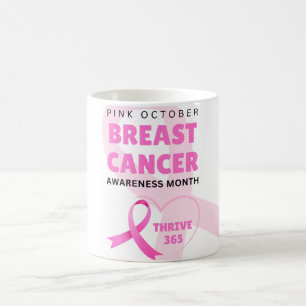 Thrive 365 Breast Cancer Awareness Month 2024 Coffee Mug