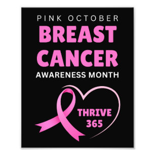 Thrive 365 Breast Cancer Awareness Month 2024 Photo Print