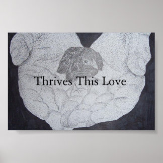 thrives this love poster