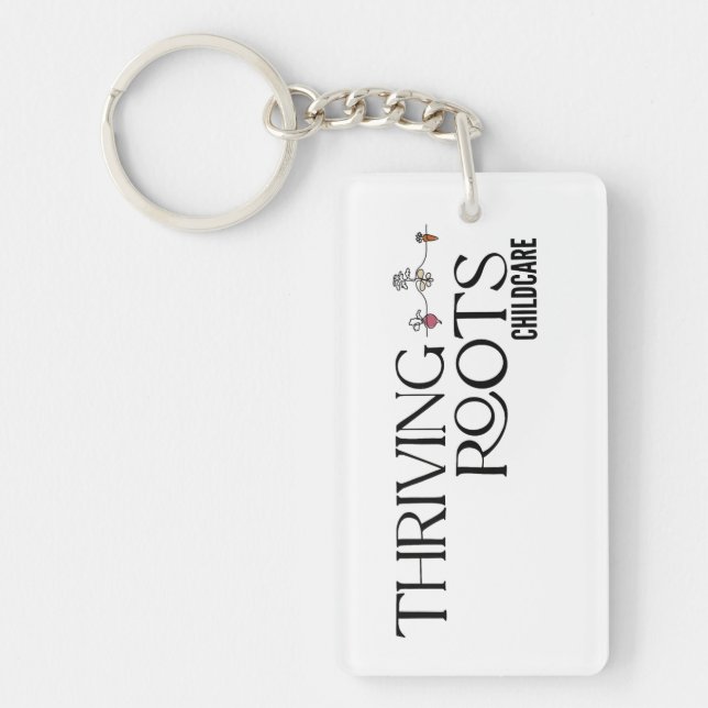 Thriving Roots Mom Keychain (Front)