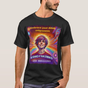 Thriving With ADHD*Embrace Your ADHD Uniqueness T-Shirt