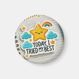 Thriving With ADHD* Today I Tried My Best Magnet