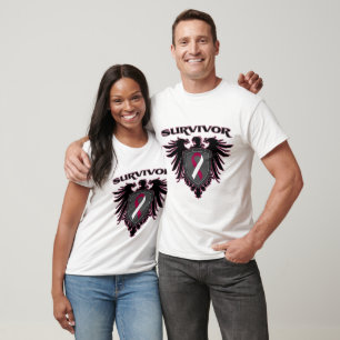 Throat Cancer Survivor Crest T-Shirt