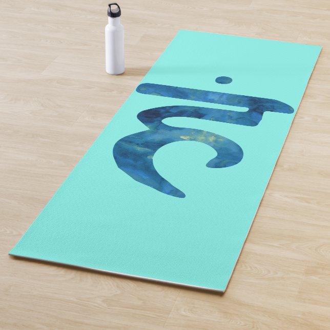 Throat Chakra Healing Yoga Mat (In Situ)