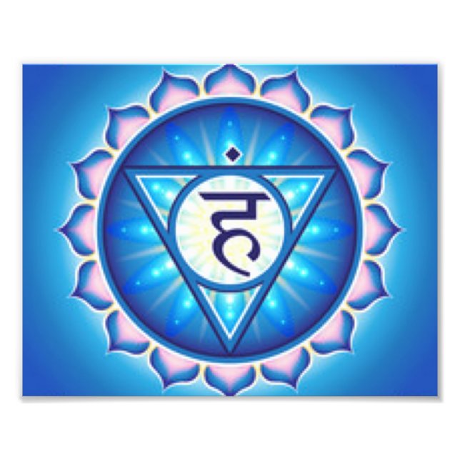 Throat Chakra Photo Print (Front)