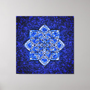 Throat Chakra Vibrational Healing Therapy Canvas Print