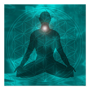 Throat Chakra Vishuddha Poster