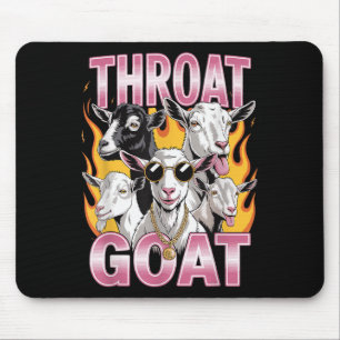 Throat Goat Funny Offensive Adult Graphic Sarcasti Mouse Mat