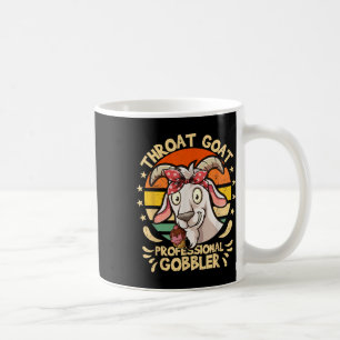 Throat Goat Retro Inappropriate Adult Humor Funny  Coffee Mug