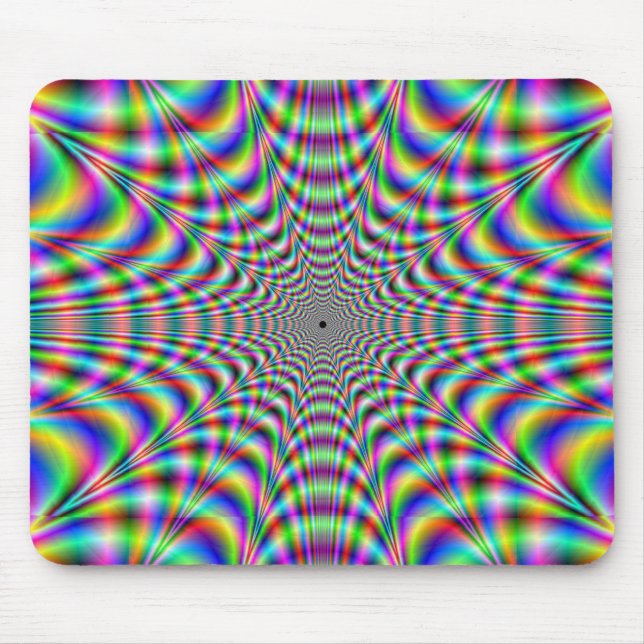 throbbing - optical illusion mouse mat (Front)