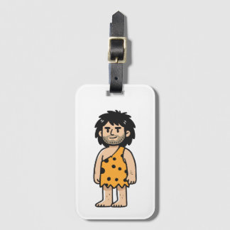 Throk Cave man Luggage Tag