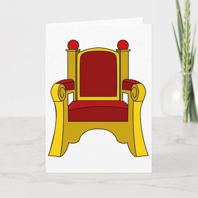 Throne Greeting Cards (Front)