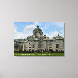 Throne Hall Neo Renaissance Classic Architecture Canvas Print