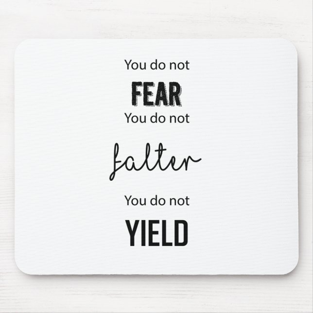 Throne of Glass Aelin Mouse Mat (Front)