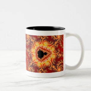 Throne of satan - Fractal Two-Tone Coffee Mug