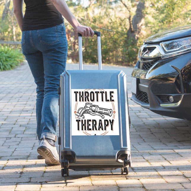 Throttle Therapy Motorcycle Grip (Suitcase Insitu)
