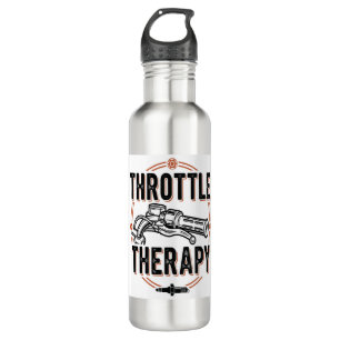 Throttle Therapy Motorcycle Grip 710 Ml Water Bottle