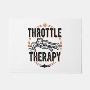 Throttle Therapy Motorcycle Grip Doormat