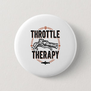 Throttle Therapy Motorcycle Grip.jpg 6 Cm Round Badge