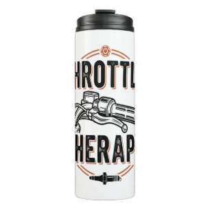 Throttle Therapy Motorcycle Grip Thermal Tumbler