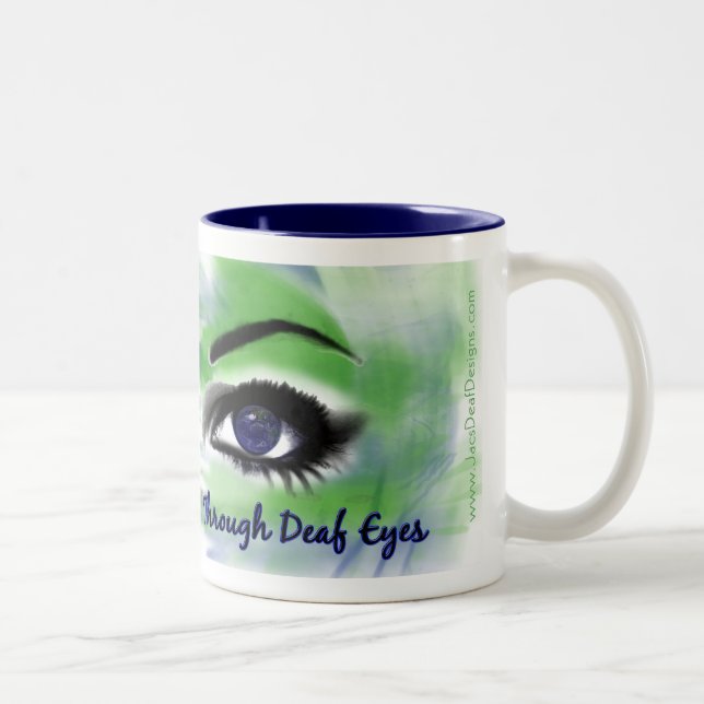 Through Deaf Eyes in colour MUG (Right)