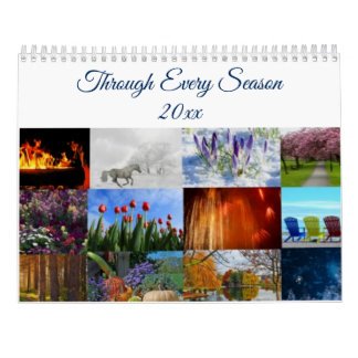 Through Every Season Personalised Photo Calendar