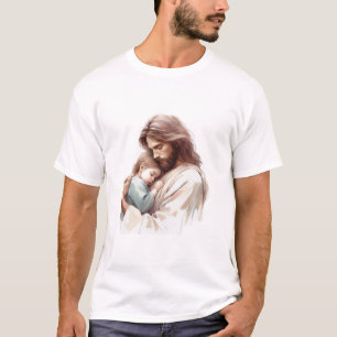 Through Jesus, strength is found Luxury T-Shirt