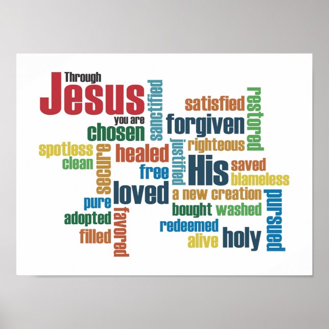 Through Jesus, you are... Poster (Front)