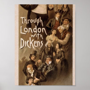 Through London with Dickens, 'Frank Oakes Rose' Poster
