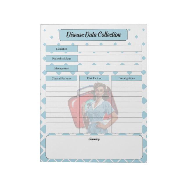 Through Nursing School_ Disease Data Collection Notepad (Rotated)