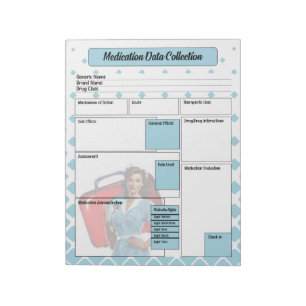 Through Nursing School_ Medication Data Collection Notepad