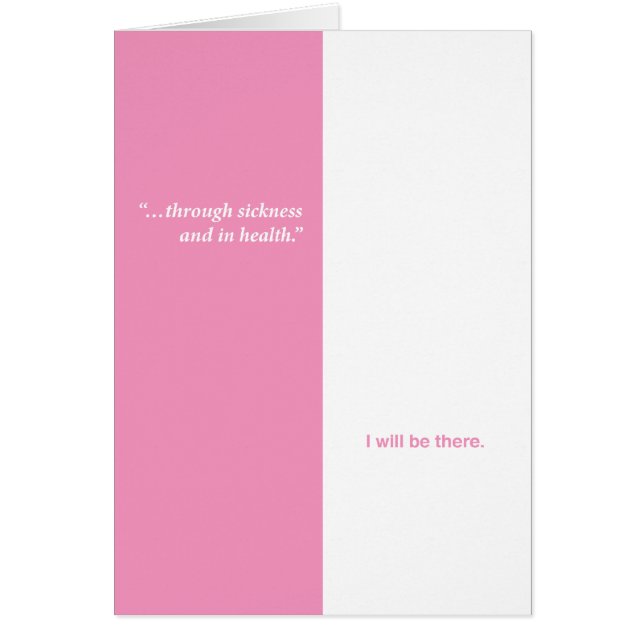 © Through Sickness... (Front)