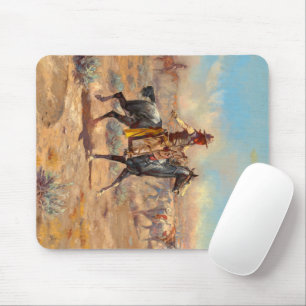 Through the Alkali, 1904 by Charles Marion Russell Mouse Mat
