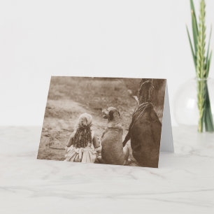 Through The Back Door Silent Film Card