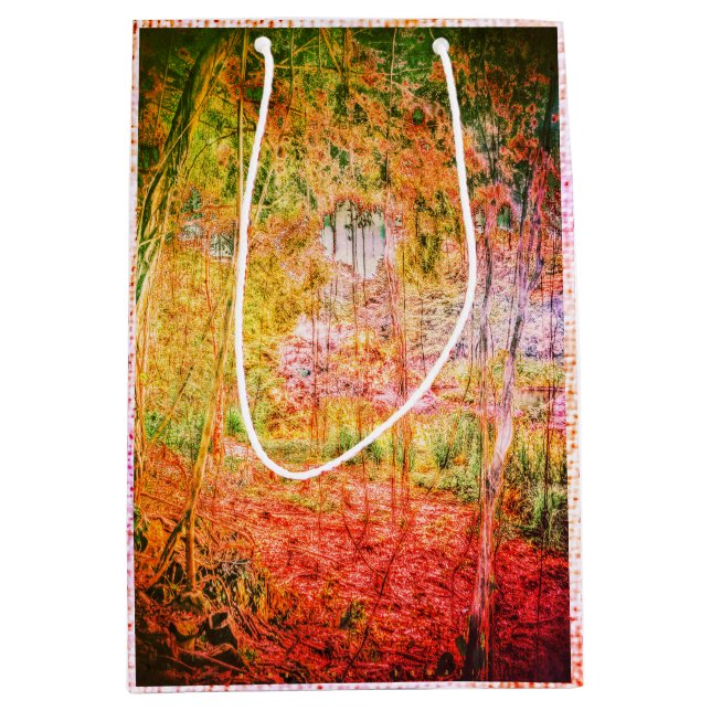 Through the Banyan/Wander With Stars Dawn, Medium Gift Bag (Front)