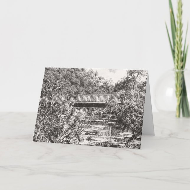 Through the Bustling City... - Thank You Card (Front)