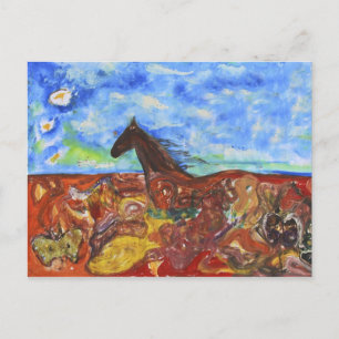 Through the Field Postcard